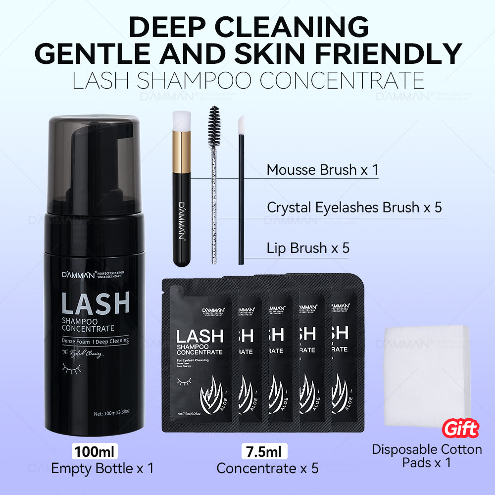DAMMAN Aloe Lash Shampoo Concentrate Kit