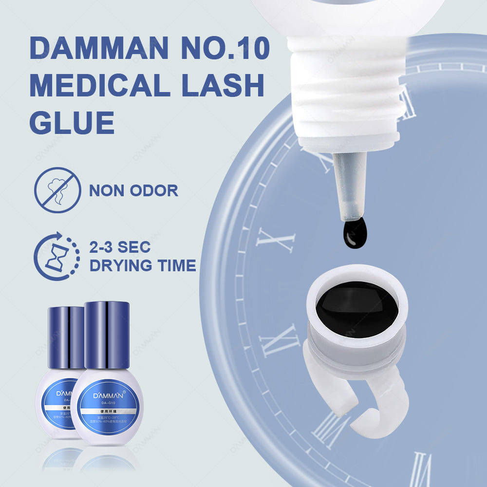 DAMMAN NO.10 Eyelash Glue For Cluster Lash (No Odors)