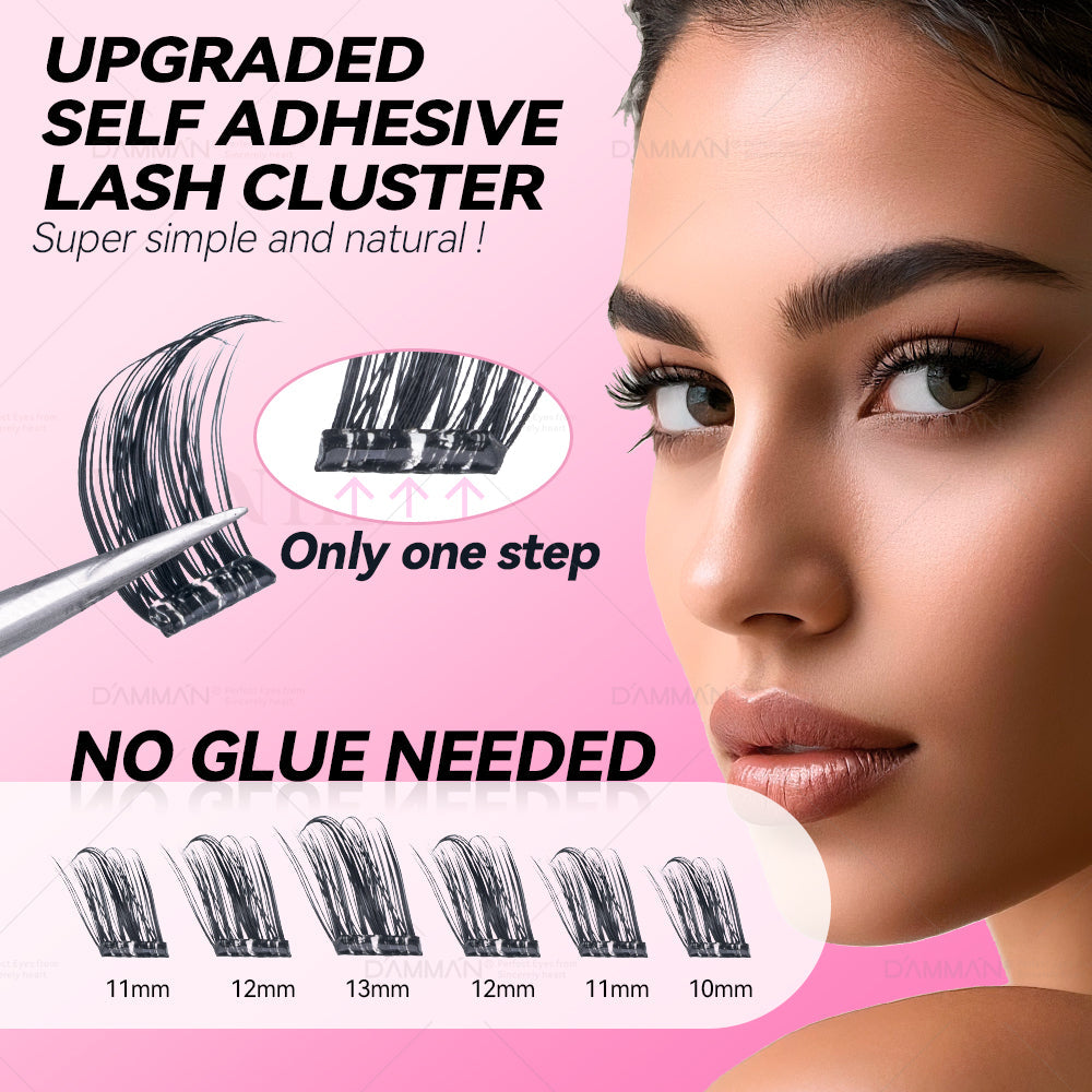DANIKE Self Adhesive Lash Cluster - No.3 Press on Lash Clusters