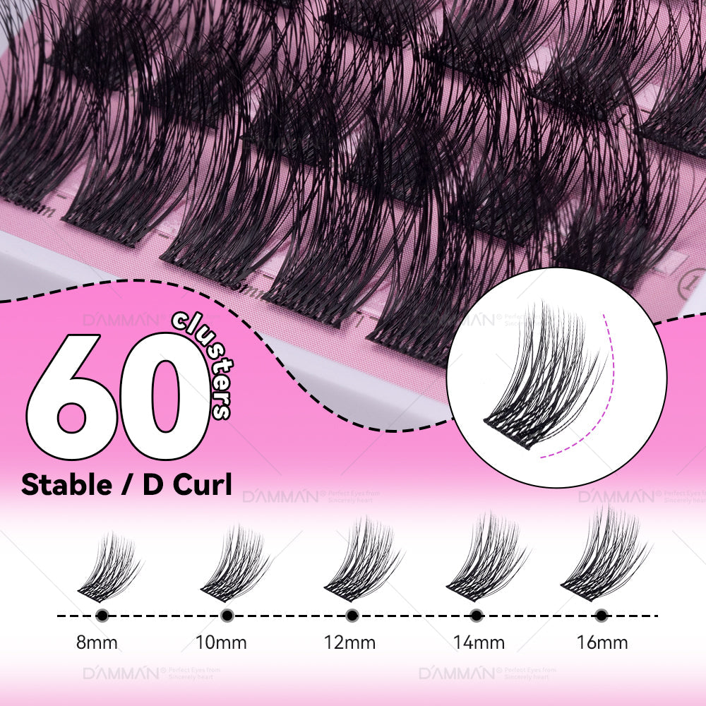 DANIKE 6D DIY Lash Cluster - B26