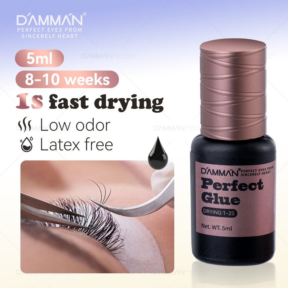DAMMAN 5ml 1-2 Sec Fast Drying Eyelash Extension Glue