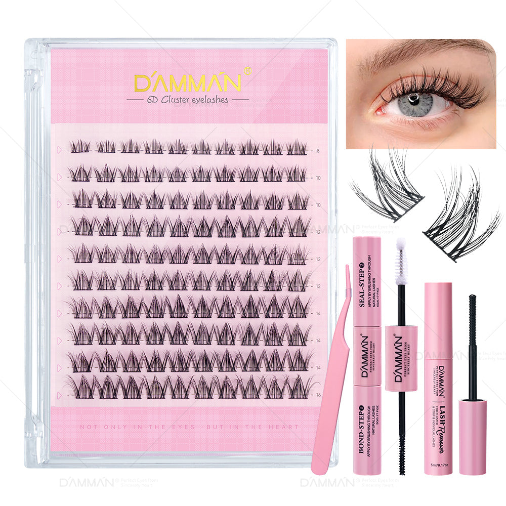 DAMMAN 6D DME-23 Cluster Lash Kit Wide Band and Natural Look