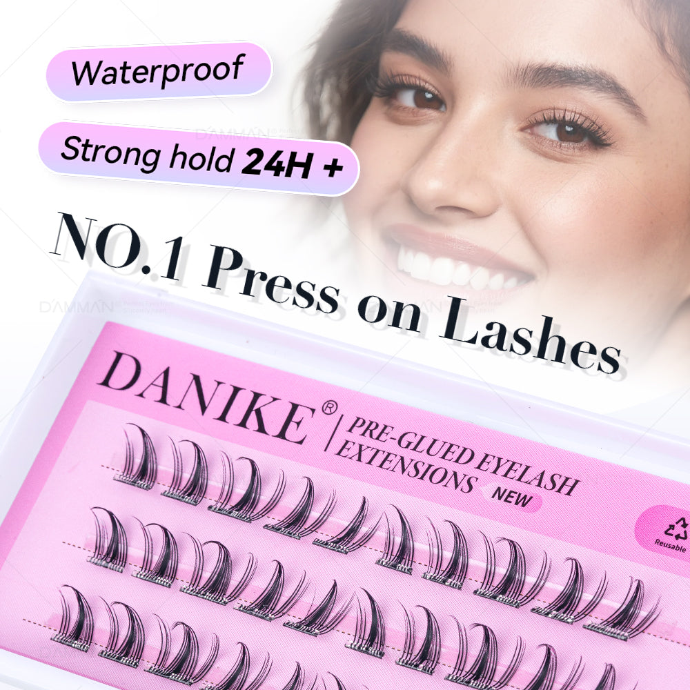 DANIKE Self Adhesive Lash Cluster - No.1 Press on Lash Clusters