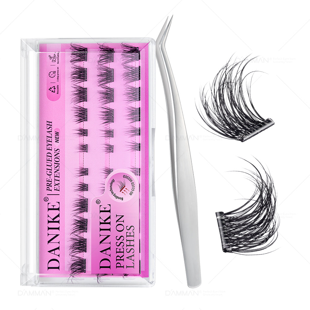 DANIKE Self Adhesive Lash Cluster - No.5 Press on Lash Clusters