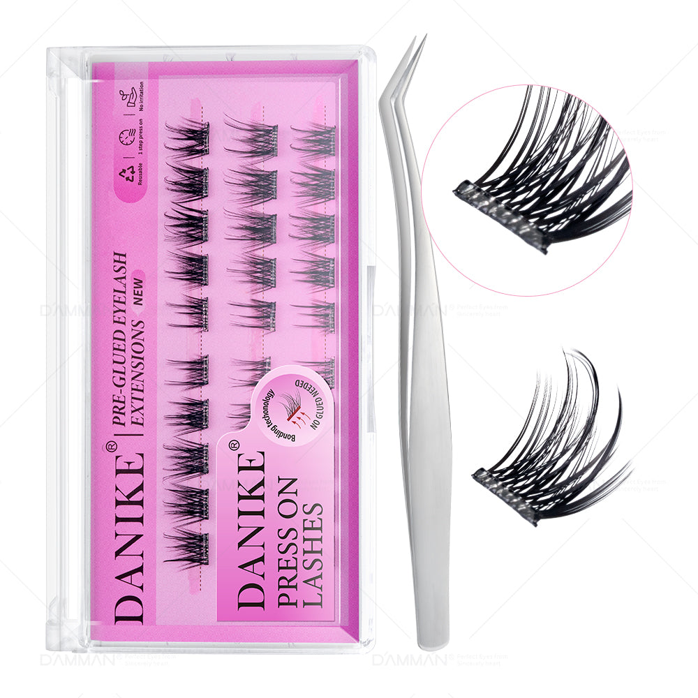 DANIKE Self Adhesive Lash Cluster - No.6 Press on Lash Clusters
