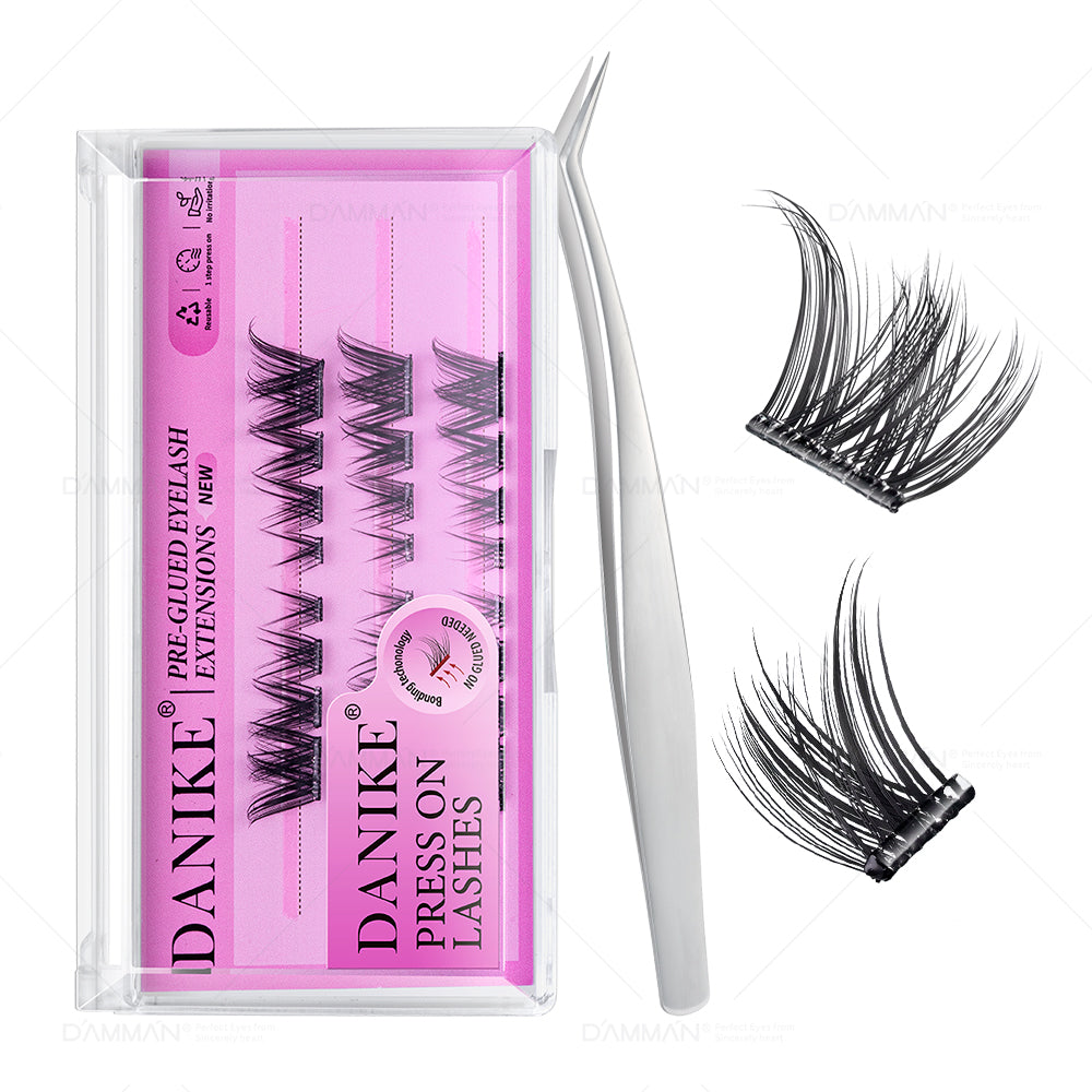 DANIKE Self Adhesive Lash Cluster - No.7 Press on Lash Clusters