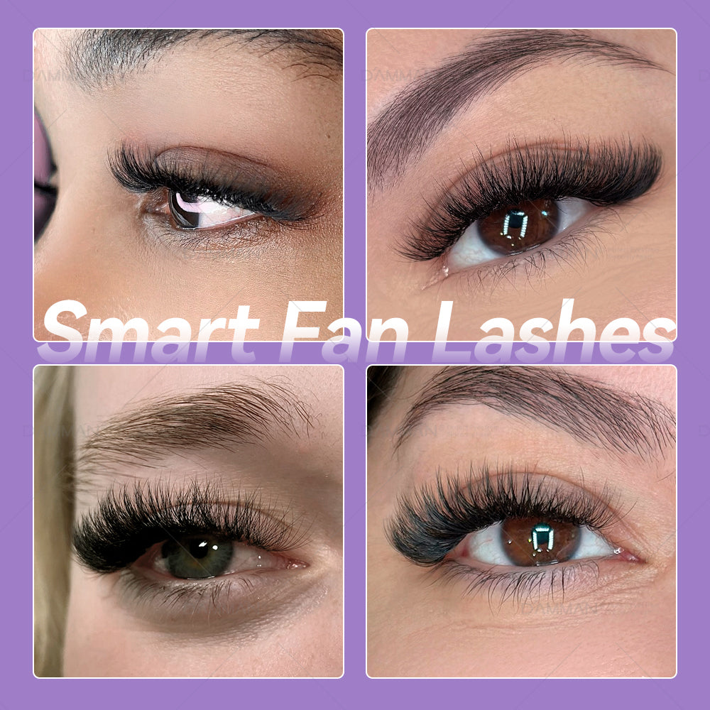 DAMMAN 0.05 Smart Fans Eyelash Extension Auto Fanning Lashes