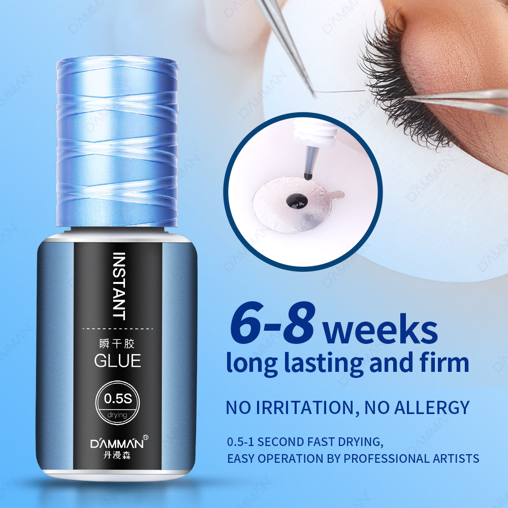DAMMAN NO.13 Eyelash Glue 0.5s Drying Instant Lash Extension Glue
