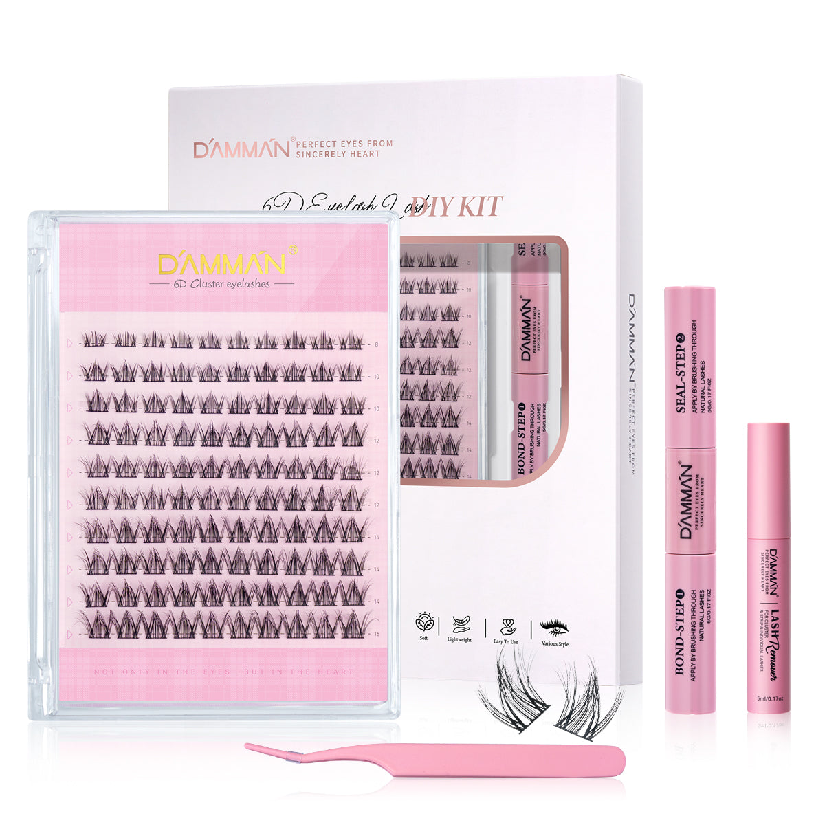 Damman 6D DIY Cluster Lash Kit